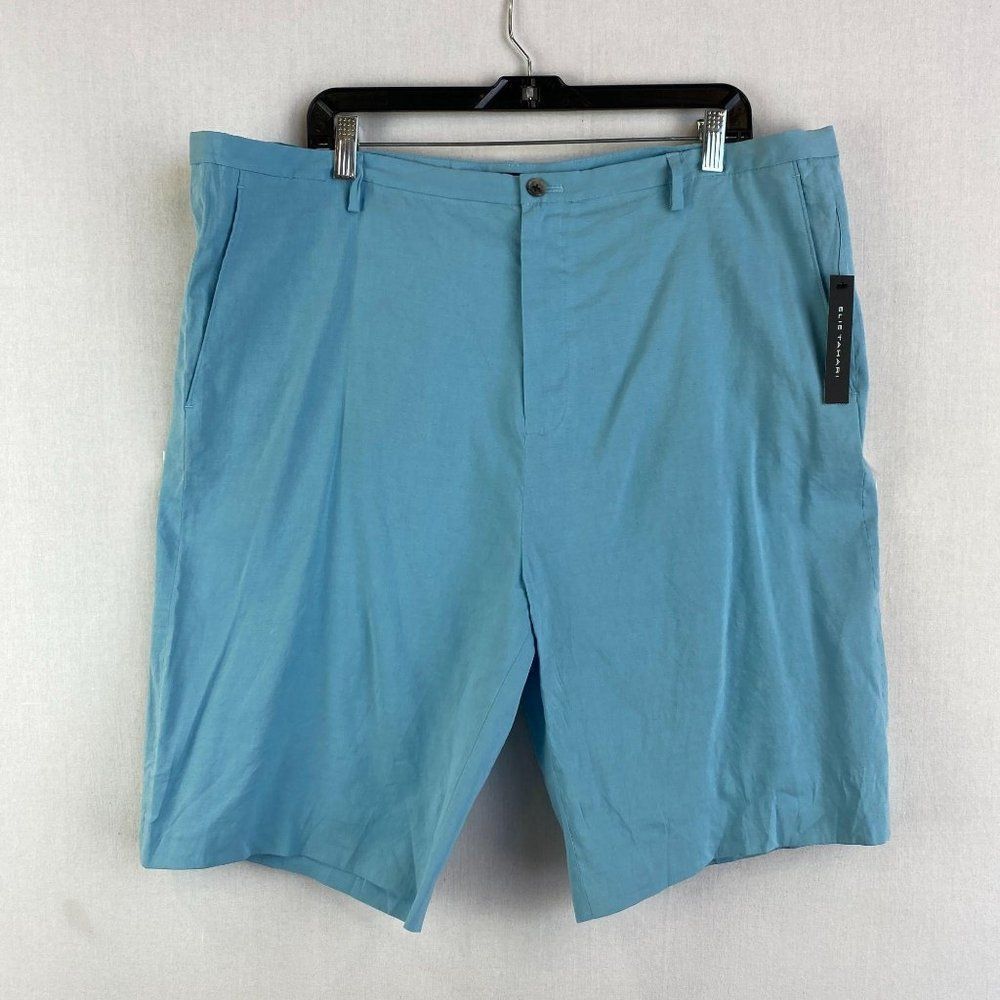 ELIE TAHARI Blue Linen Marco Short NWT